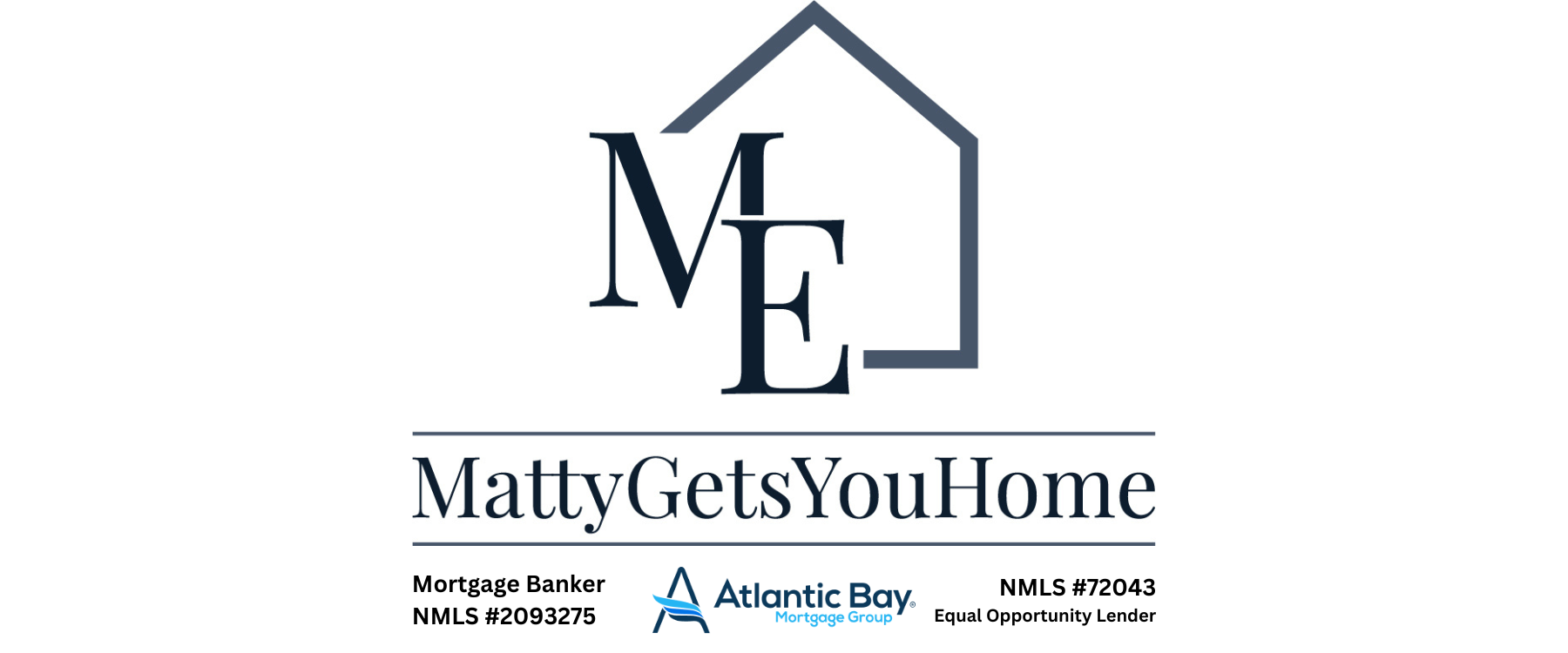 Matty Gets You Home Atlantic Bay Mortgage NMLS# 2093275 licensed in NC, SC, FL, TN
